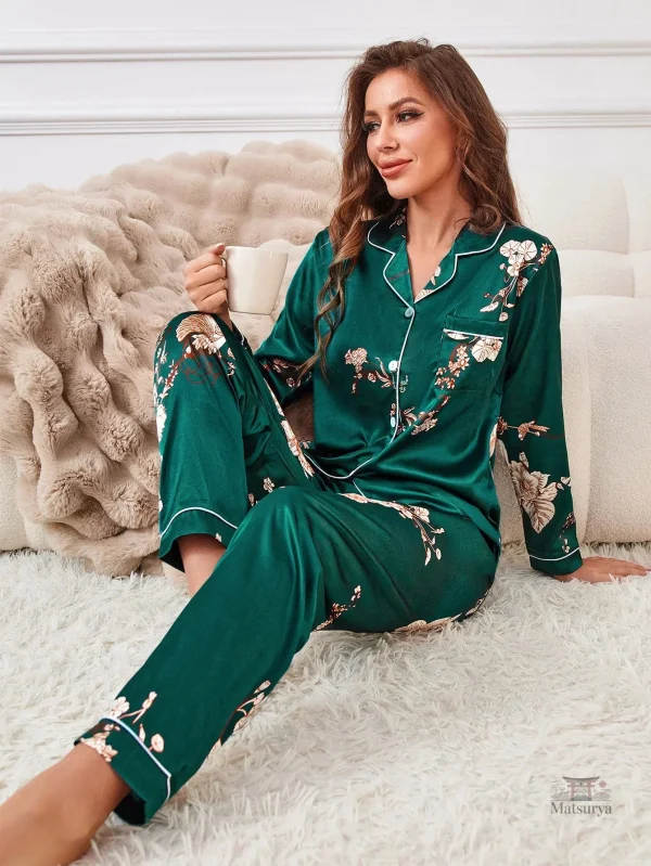 Tenue de nuit 2 pièces pour femme