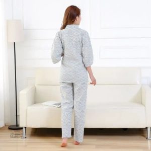Pyjama femme en coton, design japonais traditionnel