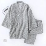 Tenue de nuit japonaise en coton doux pour femme