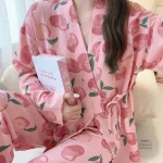 Pyjama femme rose style japonais