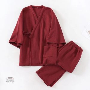 Pyjama homme style japonais en coton