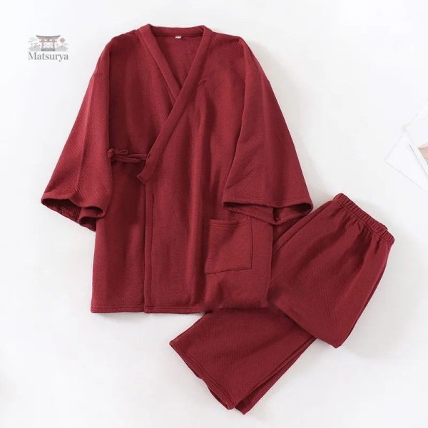 Tenue de nuit en coton pour homme japonais