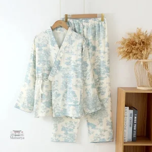 Pyjama Femme Style Japonais en Coton