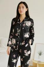 Pyjama Japonais Femme Noir