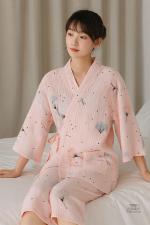 Pyjama Fleuri Japonais Femme