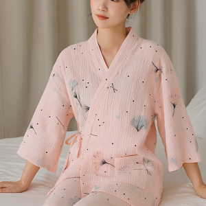 Pyjama Fleuri Japonais Femme
