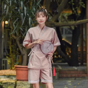 Pyjama Japonais Traditionnel Femme élégant et confortable