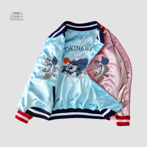 Sukajan réversible avec motifs originaux