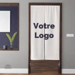 Rideau de Porte Japonais Personnalisable