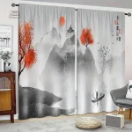 Rideau Japonais élégant pour décoration intérieure