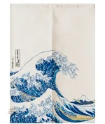 Rideau Japonais à motifs délicats en broderie