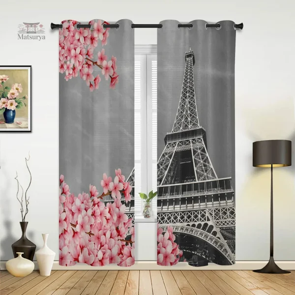 Design épuré pour un rideau Japonais contemporain