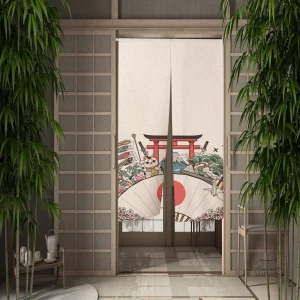 Rideau Japonais Impression 3D design moderne