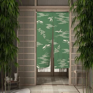 Rideau Japonais avec design créatif en 3D