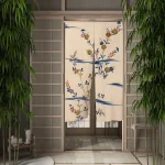 Rideau Japonais stylé avec effet 3D décoratif