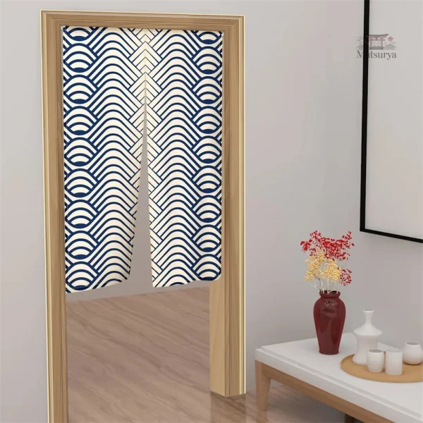 Rideau Japonais décoratif au design moderne