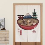Rideau Pan Japonais en tissu léger