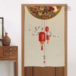 Rideaux japonais élégants pour décoration intérieure