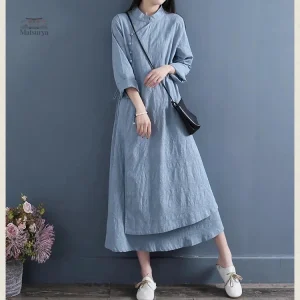 Robe Japonaise Ample en tissu léger
