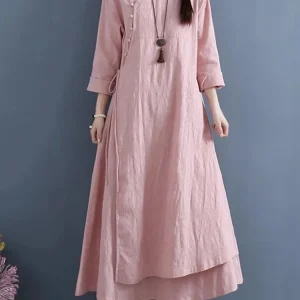Robe ample inspirée du style japonais