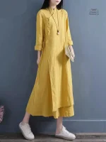 Vêtements traditionnels japonais, robe fluide