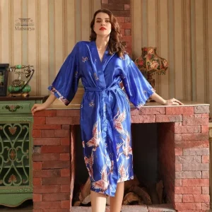 Robe de chambre japonaise élégante et confortable