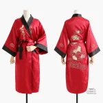 Robe japonaise en soie, style raffiné et confortable