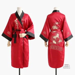 Robe japonaise en soie, style raffiné et confortable