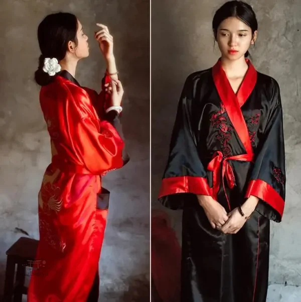 Robe japonaise en soie, douceur et légèreté