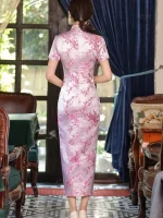 Robe de soirée traditionnelle en tissu léger
