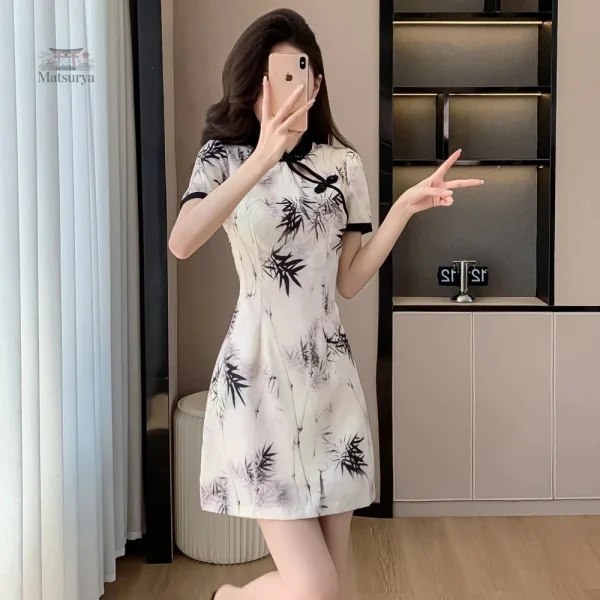 robe-japonaise-bambou-1 Robe japonaise en bambou élégante et confortable