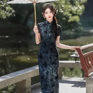 Robe Japonaise en Velours