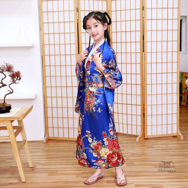 Robe japonaise pour petite fille