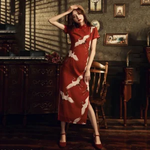Robe Japonaise Fendue élégante et raffinée
