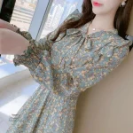 Robe japonaise avec design floral classique