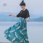 Robe grande taille inspirée du style japonais
