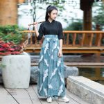 Modèle de robe japonaise ample pour toutes les silhouettes