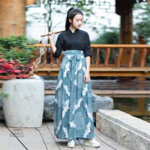 Modèle de robe japonaise ample pour toutes les silhouettes