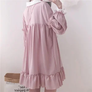 Robe vintage inspirée de la mode japonaise
