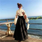Robe Kimono à manches amples