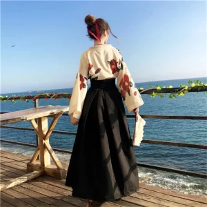 Robe Kimono à manches amples