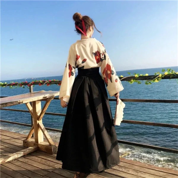 Robe Kimono à manches amples
