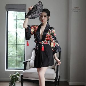 Robe japonaise sexy pour femme élégante