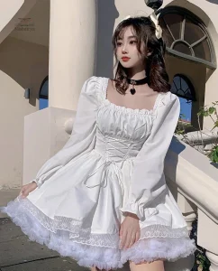 Robe élégante Kawaii, mode japonaise féminine