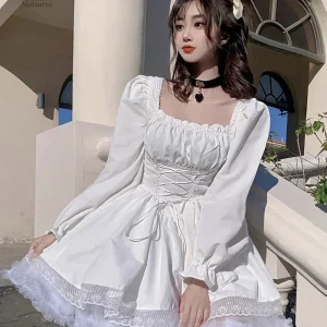 Robe élégante Kawaii, mode japonaise féminine