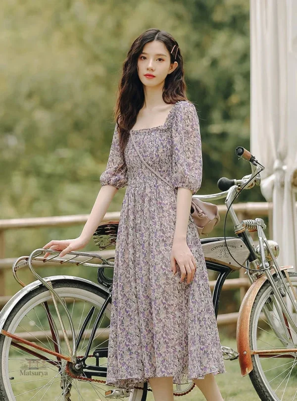 Robe longue style japonais pour occasions