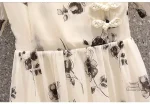 Robe Style Japonais avec décolleté en V