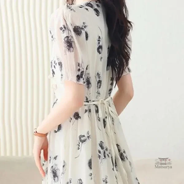 Robe Style Japonais à manches larges