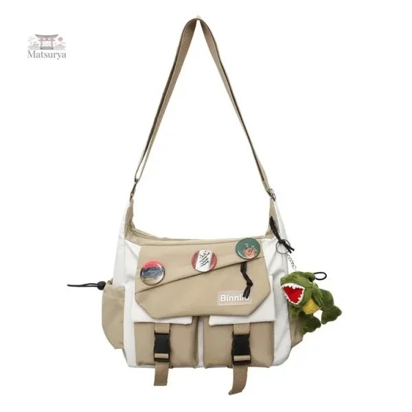 Sac à bandoulière japonais polyvalent pour tous les jours