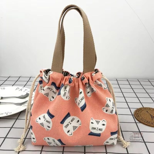 Sac à bento portable japonais élégant et pratique - vue 3